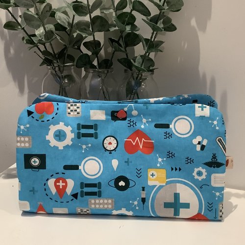 Trousse  3 compartiments grand modèle