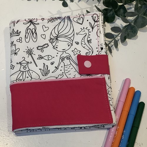 Cahier de coloriage lavable
