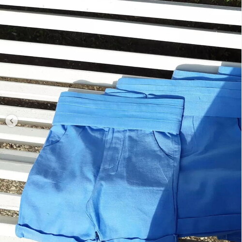 Patron de short court george 2-4-6 ans, cortège, garçon d'honneur, mariage, première communion, cérémonie, dauphin-dauphine, garance