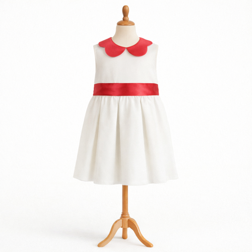 Patron robe pétale 2/4/6 ans, dauphin-dauphine, les cortèges de garance, cortège, mariage, demoiselle d'honneur, communion