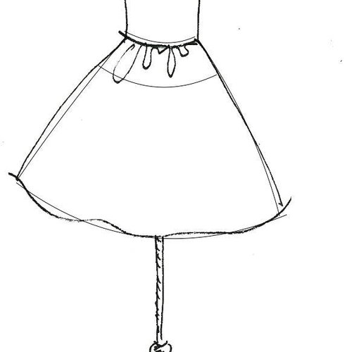 Tutoriel de jupon 2-12 ans - dauphin-dauphine, les cortèges de garance, cortège, mariage, demoiselle d'honneur, première communion