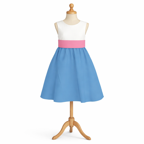 Patron robe lavande 8_10_12 ans, dauphin-dauphine, les cortèges de garance, cortège, mariage, demoiselle d'honneur, première communion