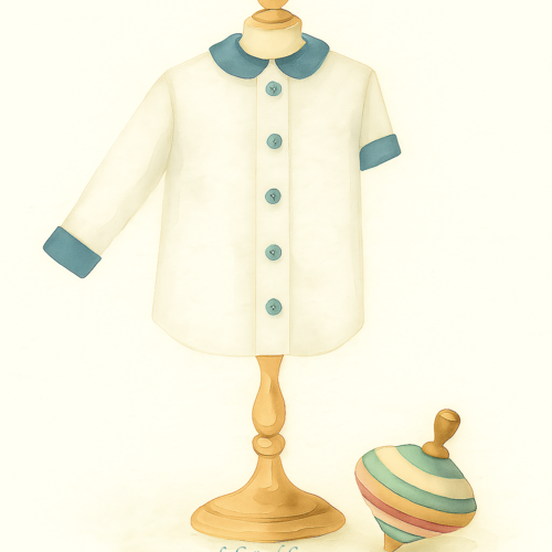 Baudouin 8_10_12 ans, chemise à col claudine - dauphin-dauphine, cortèges de garance, mariage, garçon d'honneur, cérémonie