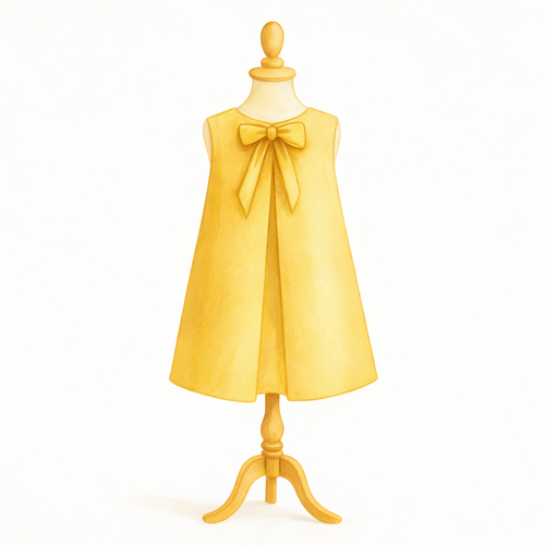 Patron centaurée - robe trapèze dos pli creux 8/10/12 ans, cortèges de garance, mariage, demoiselle d'honneur, première communion