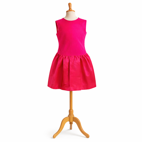 Patron robe passiflore taille basse 8/10/12 ans - dauphin-dauphine, cortèges de garance, mariage, demoiselle d'honneur, première communion