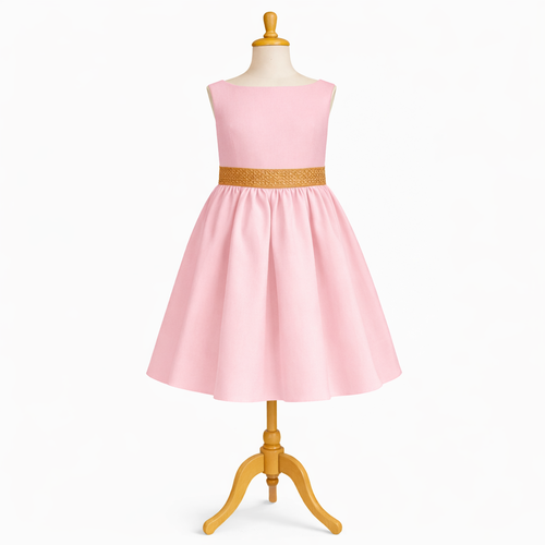 Myrtille 2-4-6 ans, robe encolure bateau, dauphin-dauphine, cortèges de garance, mariage, demoiselle d'honneur