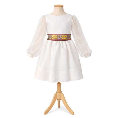 Patron robe sarriette - dos nu 2/4/6 ans, dauphin-dauphine, cortèges de garance, mariage, demoiselle d'honneur, première communion