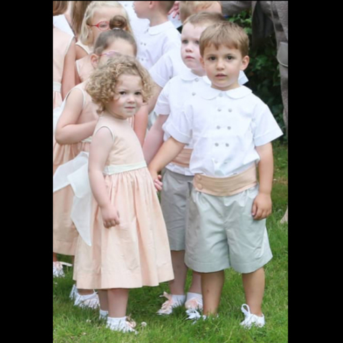 Chemise alphonse 2_4_6 ans, double boutonnage à col claudine - dauphin-dauphine, cortèges de garance, mariage, garçon d'honneur