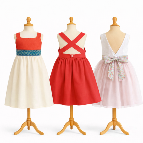 3 robes d'été 8/10/12 et tuto jupon offert