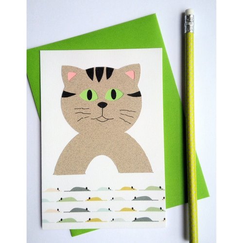Carte postale " le chat "