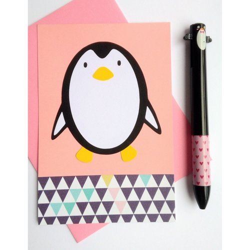 Carte postale " le pingouin"
