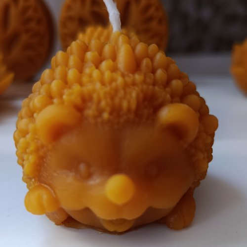 Lumières du béarn- hérisson - bougies artisanales