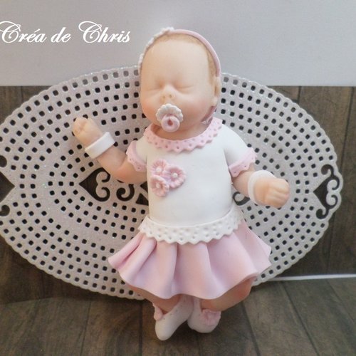 Modele Unique Grand Bebe Fimo Tenue De Bapteme Un Grand Marche