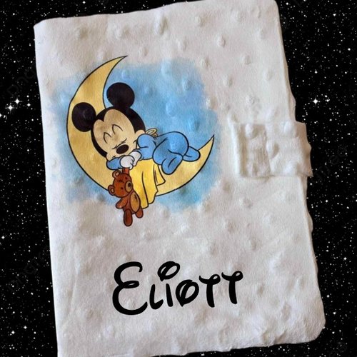 Protège carnet de santé personnalisé mickey