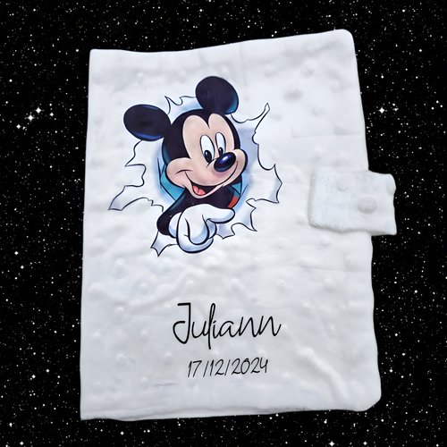 Protège carnet de santé personnalisé mickey