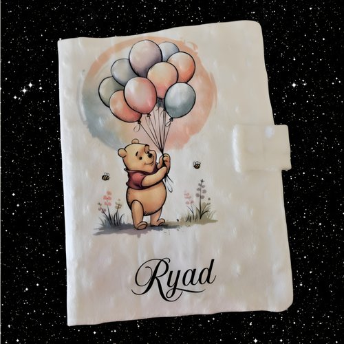 Protège carnet de santé personnalisé winnie