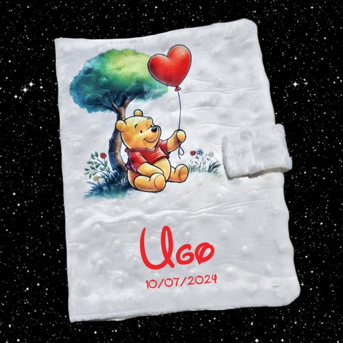 Protège carnet de santé personnalisé winnie