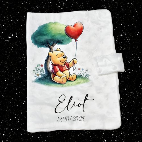 Protège carnet de santé personnalisé winnie