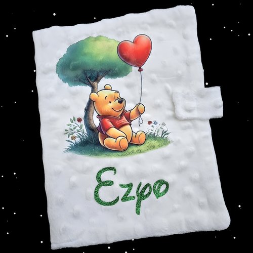 Protège carnet de santé personnalisé winnie
