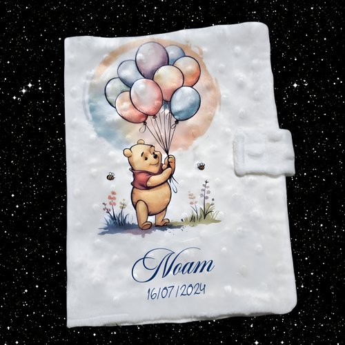 Protège carnet de santé personnalisé winnie