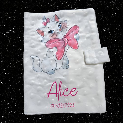 Protège carnet de santé personnalisé marie des aristochats