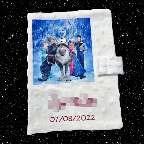 Protège carnet de santé personnalisé reine des neiges