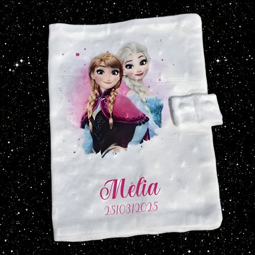 Protège carnet de santé personnalisé reine des neiges