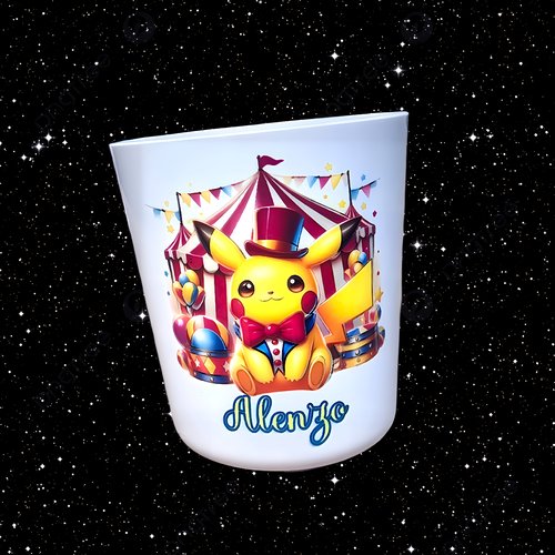 Verre gobelet enfant personnalisé pikachu