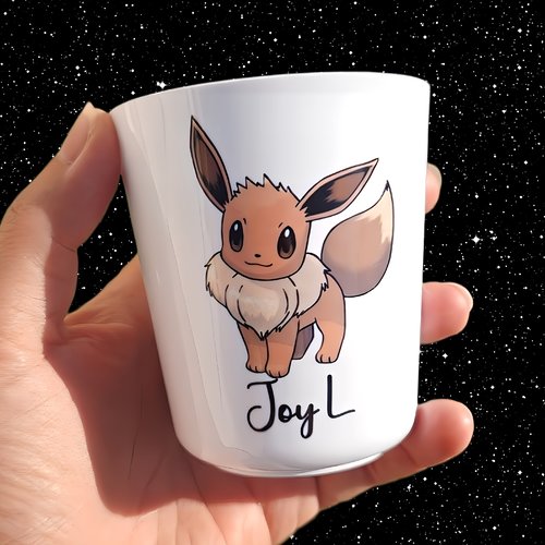 Verre gobelet enfant personnalisé evoli