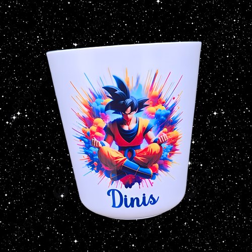 Verre gobelet enfant personnalisé dragon ball sangoku