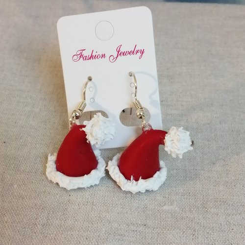 Boucle d'oreille noël