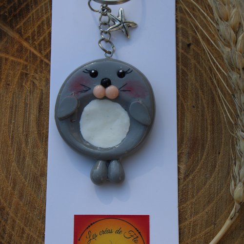 Worry stone porte clés