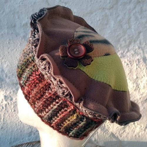 Chapeau bimat amande