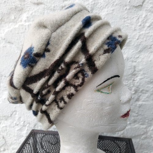 Chapeau fantaisie multimatières "julius"