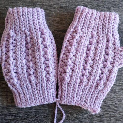 Mitaines crochet "paris"