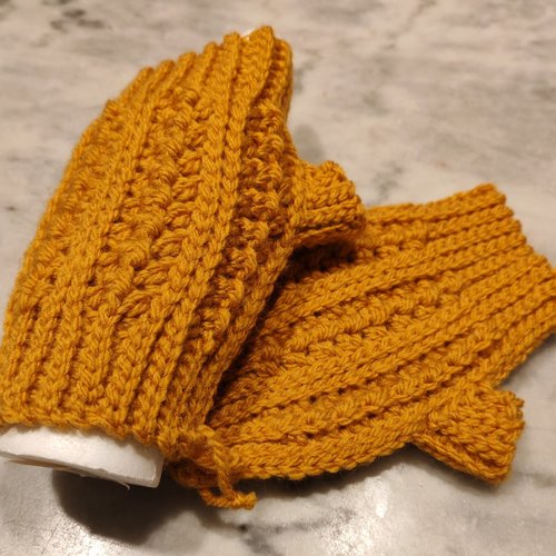 Mitaines crochet "moumou"