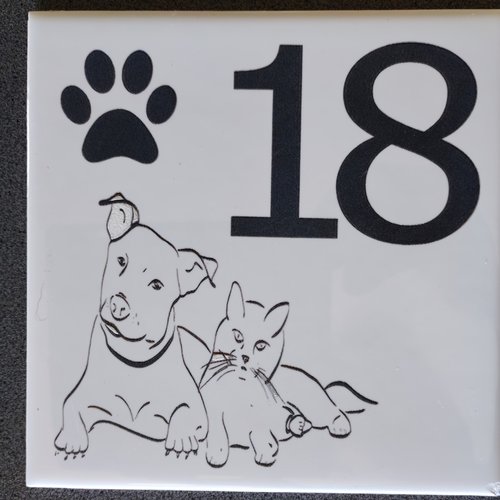 Plaque de porte personnalisée