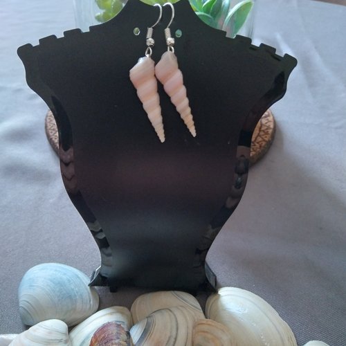 Boucles d'oreilles coquillages