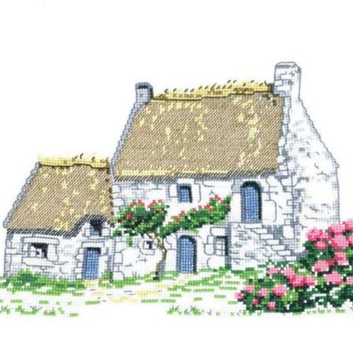 Maison bretonne au point de croix
