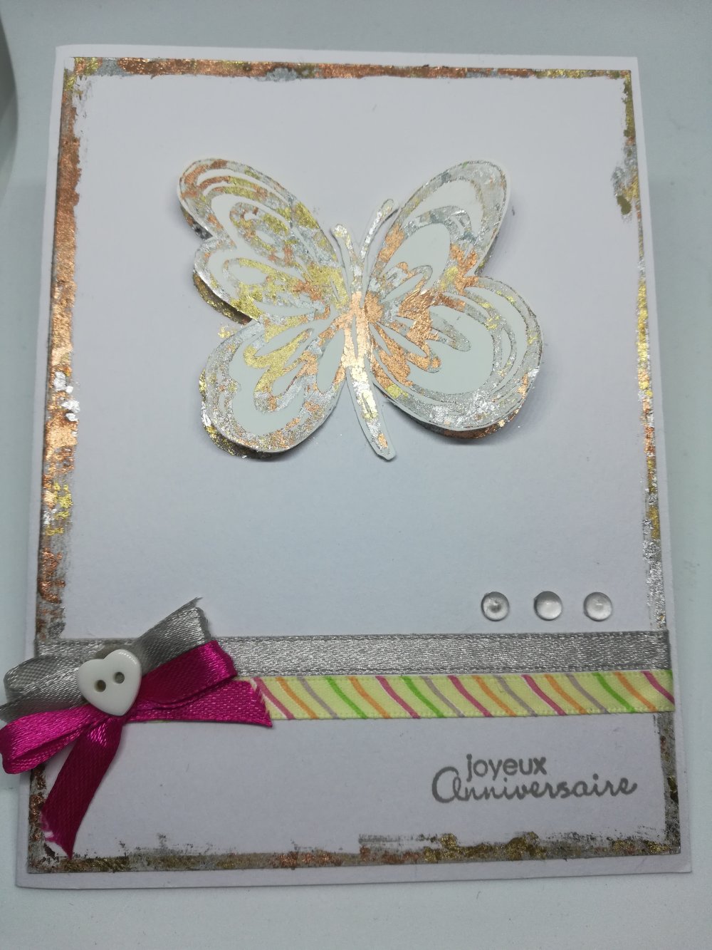 Carte D Anniversaire Papillon Un Grand Marche