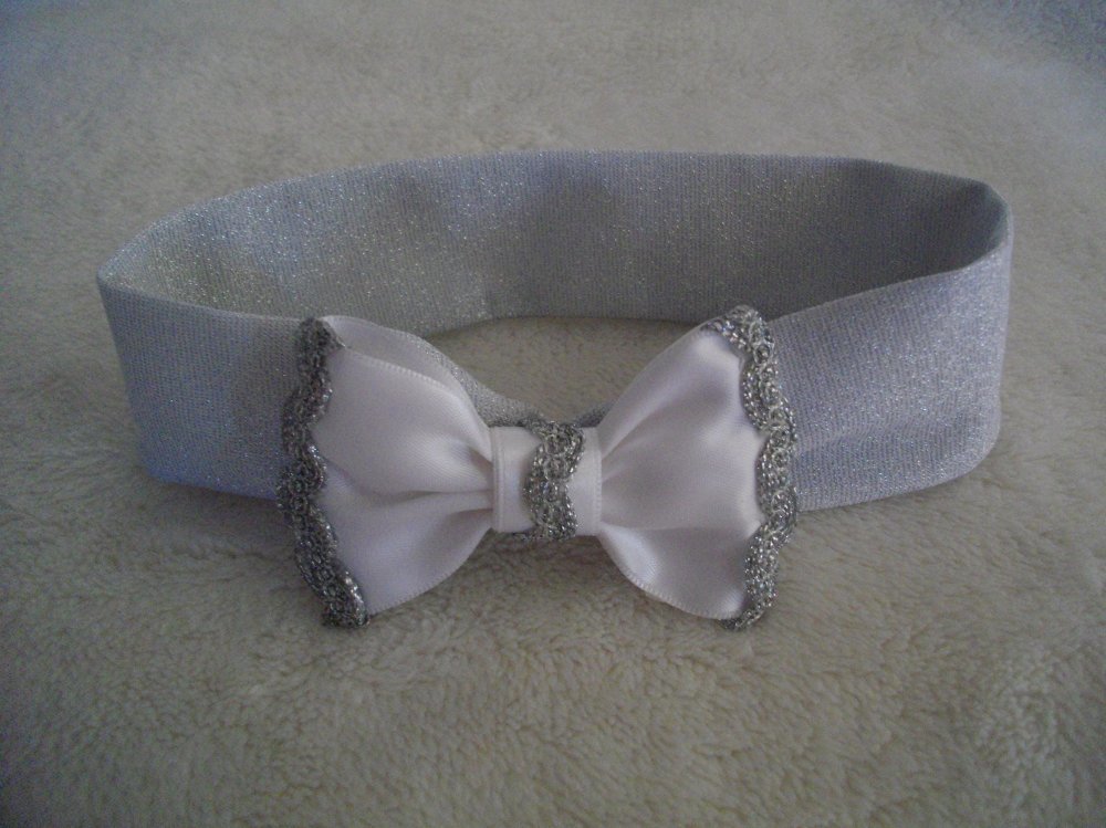 Bandeau Bebe Bapteme Noel Accessoire Coiffure Un Grand Marche