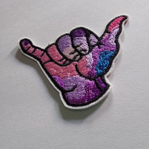 Patch brodé écusson brodé licorne arc en ciel