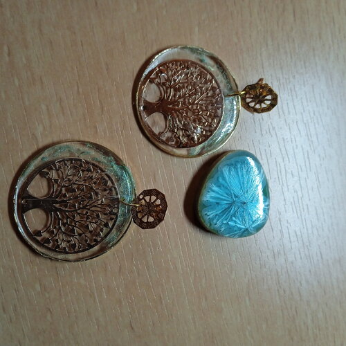 Boucles d'oreilles arbre de vie