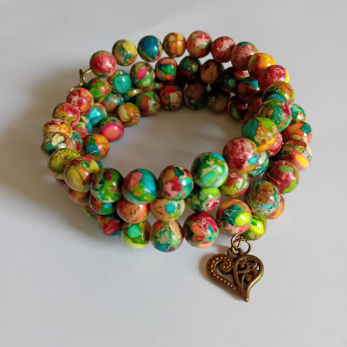 Bracelet multicolore mode