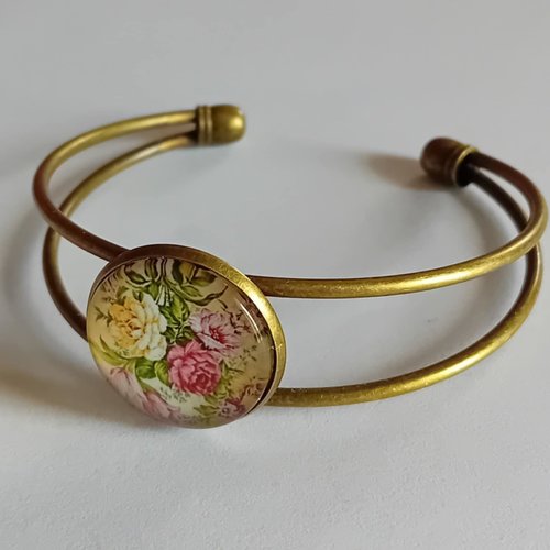 Bracelet rigide multicolore