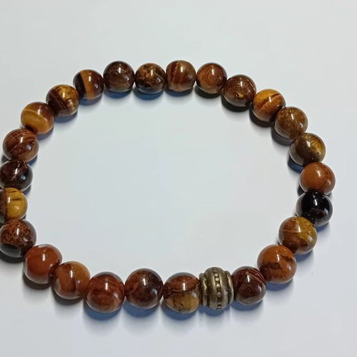 Bracelet en œil de tigre