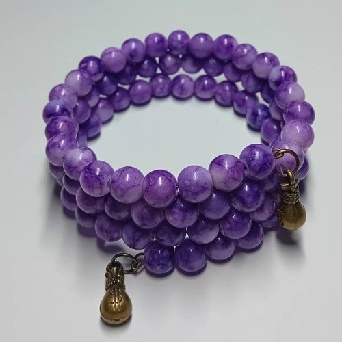 Bracelet  "aurore violette"