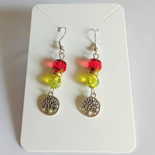 Boucles d'oreilles "talisman d'automne"