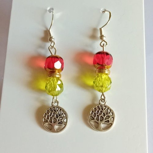 Boucles d'oreilles "talisman d'automne"