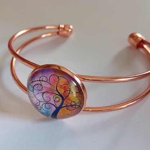 Bracelet rigide multicolore